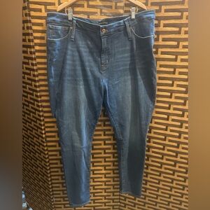 J. Crew Factory Women's Skinny Jeans in Dark Blue Wash